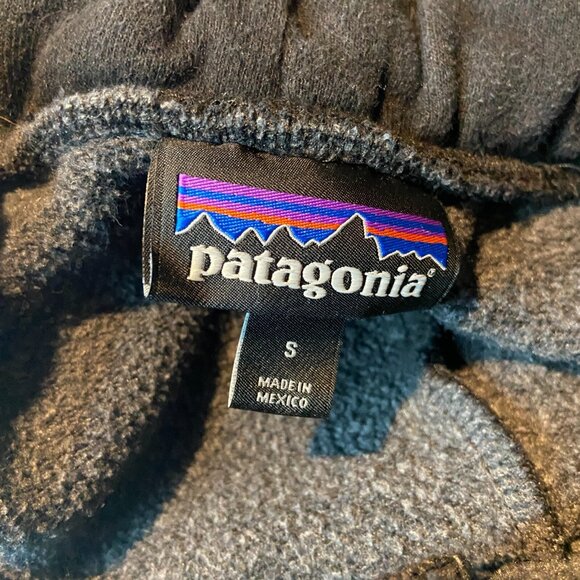 Patagonia Men S Fitz Roy Icon Uprisal Sweatpants Jogger Black Drawstring Waist - Picture 4 of 10